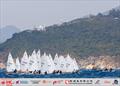 ILCA fleet. Sun Hung Kai & Co. Hong Kong Race Week 2026