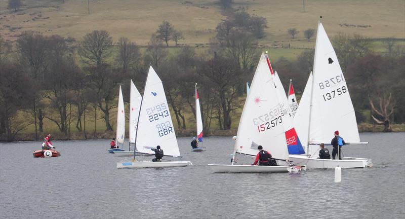 Derbyshire Youth Sailing Winter Training photo copyright Ellie Haynes taken at Derbyshire Youth Sailing and featuring the Dinghy class