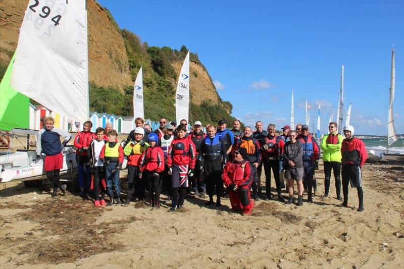 Bart's Bash at Shanklin photo copyright Mary Howie-Wood taken at Shanklin Sailing Club and featuring the Dinghy class