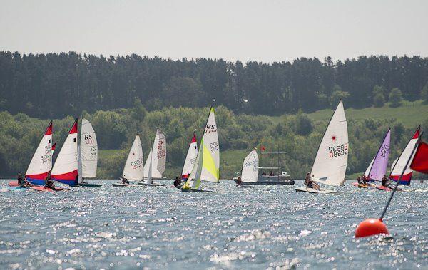 The Derbyshire Youth Sailing fleet photo copyright Mike Haynes taken at Derbyshire Youth Sailing and featuring the Dinghy class