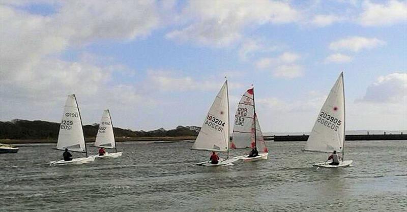 A breeze start to the Lymington Town SC Sunday Early Points Series photo copyright Alastair Beeton taken at Lymington Town Sailing Club and featuring the Dinghy class