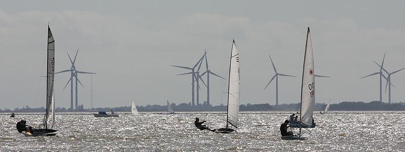 Day 5 of Zhik Pyefleet Week at Brightlingsea  photo copyright Fiona Brown / www.fionabrown.com taken at Brightlingsea Sailing Club and featuring the Dinghy class