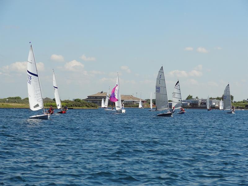 North West Senior Travellers at Southport photo copyright Jim Young taken at  and featuring the Dinghy class