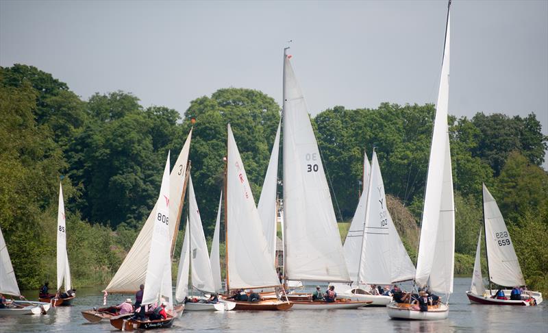 All set for the 57th Three Rivers Race photo copyright Holly Hancock taken at Horning Sailing Club and featuring the Dinghy class