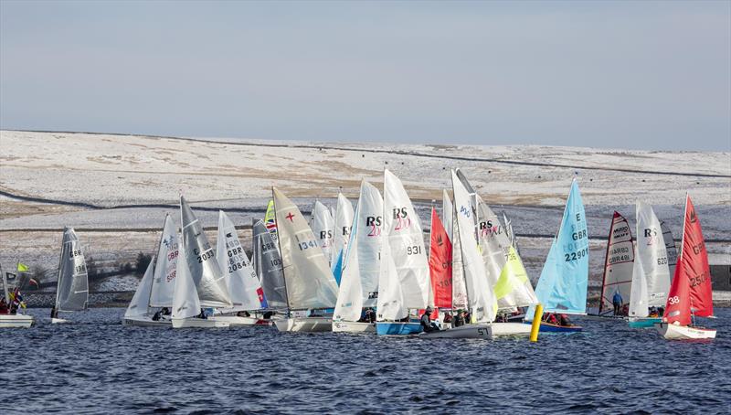 GJW Direct SailJuice Winter Series Brass Monkey photo copyright Tim Olin / www.olinphoto.co.uk taken at  and featuring the Dinghy class