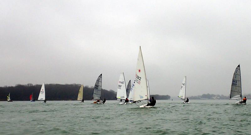 Chichester Yacht Club Snowflake Series day 1 photo copyright Charlotte Fox taken at Chichester Yacht Club and featuring the Dinghy class