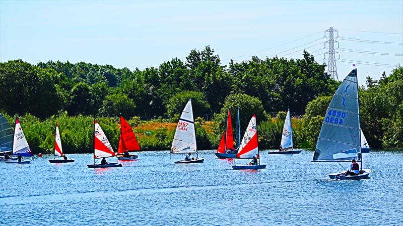 Fleet Trophy races at Ripon photo copyright Jennie Clark taken at Ripon Sailing Club and featuring the Dinghy class