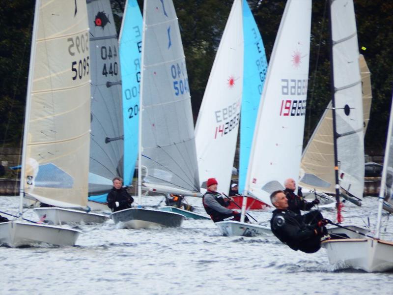 North West Senior Travellers at Elton photo copyright Dave Scott taken at Elton Sailing Club and featuring the Dinghy class