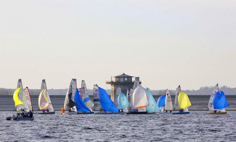 Selden SailJuice Winter Series Datchet Flyer on 8-9 December photo copyright Tim Olin / www.olinphoto.co.uk taken at Datchet Water Sailing Club and featuring the Dinghy class