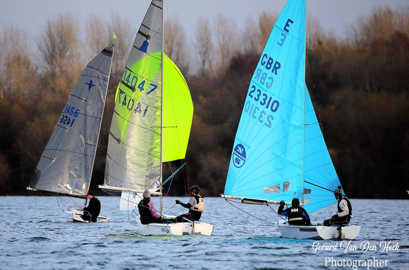 Leigh & Lowton Revett Series day 4 photo copyright Gerard van den Hoek taken at Leigh & Lowton Sailing Club and featuring the Dinghy class