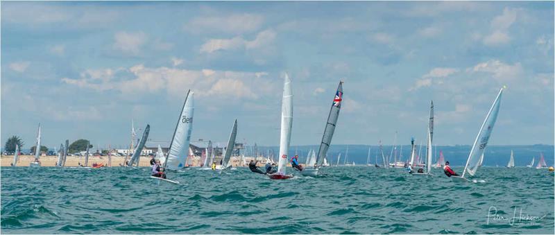 Hayling Island SC Whitsun Regatta day 1 photo copyright Peter Hickson taken at Hayling Island Sailing Club and featuring the Dinghy class