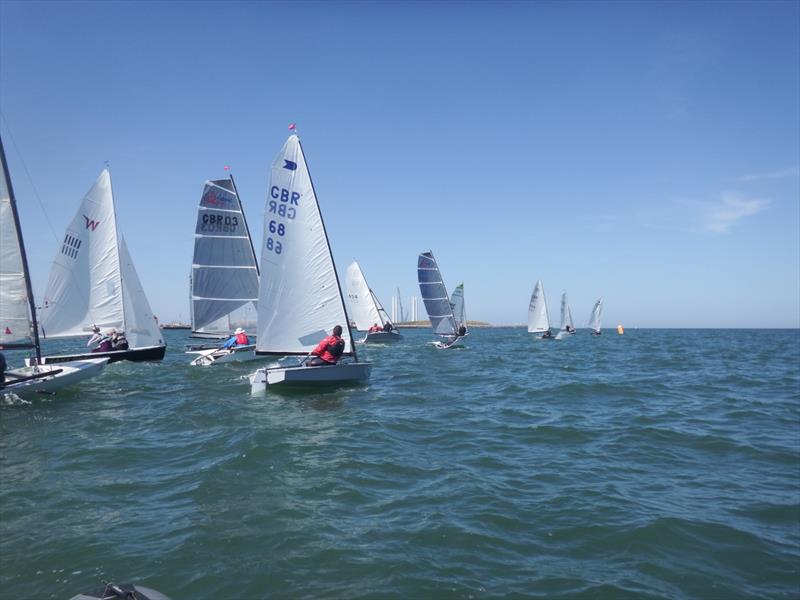 Great Yarmouth & Gorleston Sailing Club Beach Regatta photo copyright Ed Anderson taken at Great Yarmouth & Gorleston Sailing Club and featuring the Dinghy class