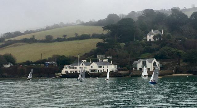 Salcombe Yacht Club Festive Series photo copyright Chris Cleaves taken at Salcombe Yacht Club and featuring the Dinghy class