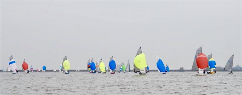 Blithfield Barrel racing photo copyright Iain Ferguson taken at Blithfield Sailing Club and featuring the Dinghy class