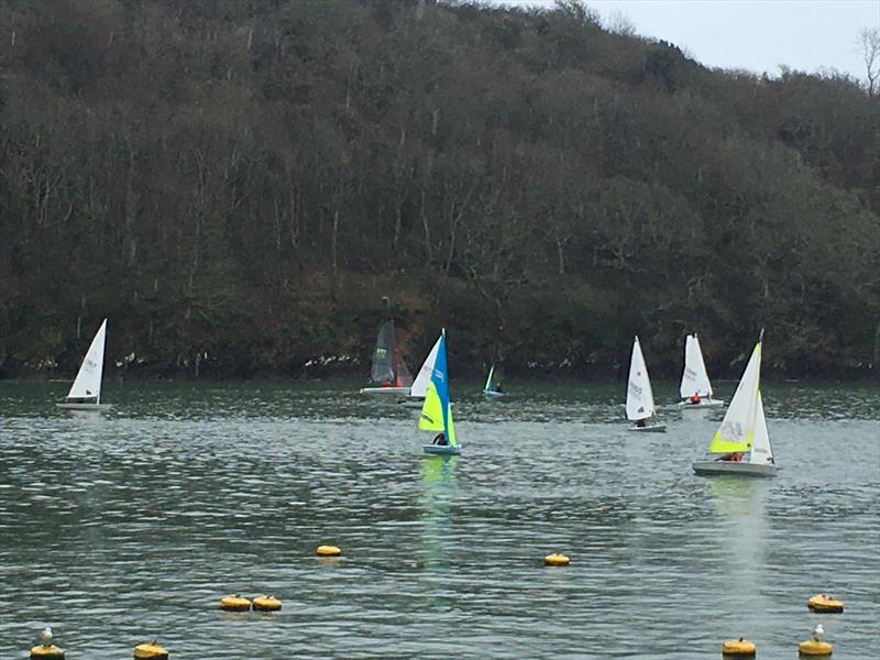 Fowey Gallants Sailing Club Spring Series photo copyright Andrew Dellow taken at Fowey Gallants Sailing Club and featuring the Dinghy class