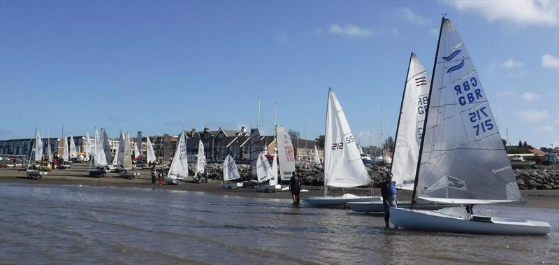 Launching for the West Kirby SC President's Race photo copyright Alan Jenkins & Catherine Hartley taken at West Kirby Sailing Club and featuring the Dinghy class