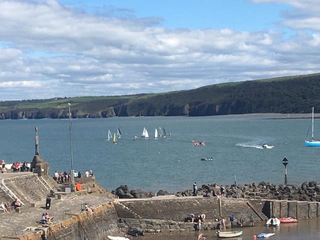 New Quay Yacht Club Covid Cup Regatta 2020 photo copyright Flip Seal taken at New Quay Yacht Club and featuring the Dinghy class