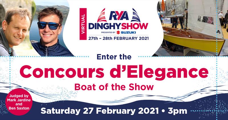 Concours d'Elegance at the Virtual RYA Dinghy Show 2021 photo copyright RYA taken at RYA Dinghy Show and featuring the Dinghy class