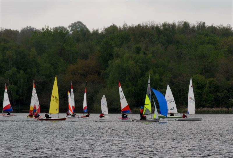 Derbyshire Youth Sailing at Staunton Harold photo copyright Craig Harrison taken at Staunton Harold Sailing Club and featuring the Dinghy class