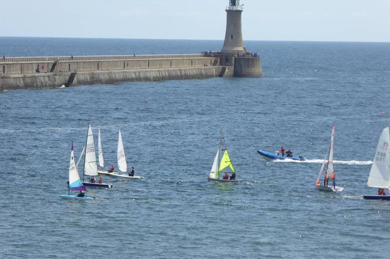 Juniors and Ladies during Tynemouth Week 2021 photo copyright Francesco Ferreti & Sarah Piper taken at Tynemouth Sailing Club and featuring the Dinghy class