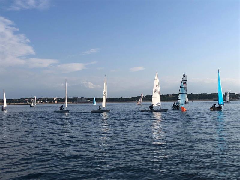 Juniors and Ladies during Tynemouth Week 2021 photo copyright Francesco Ferreti & Sarah Piper taken at Tynemouth Sailing Club and featuring the Dinghy class