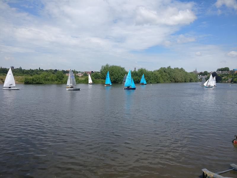 Border Counties Midweek Series at Chester Sailing & Canoeing Club photo copyright Mike Harvey taken at Chester Sailing & Canoeing Club and featuring the Dinghy class