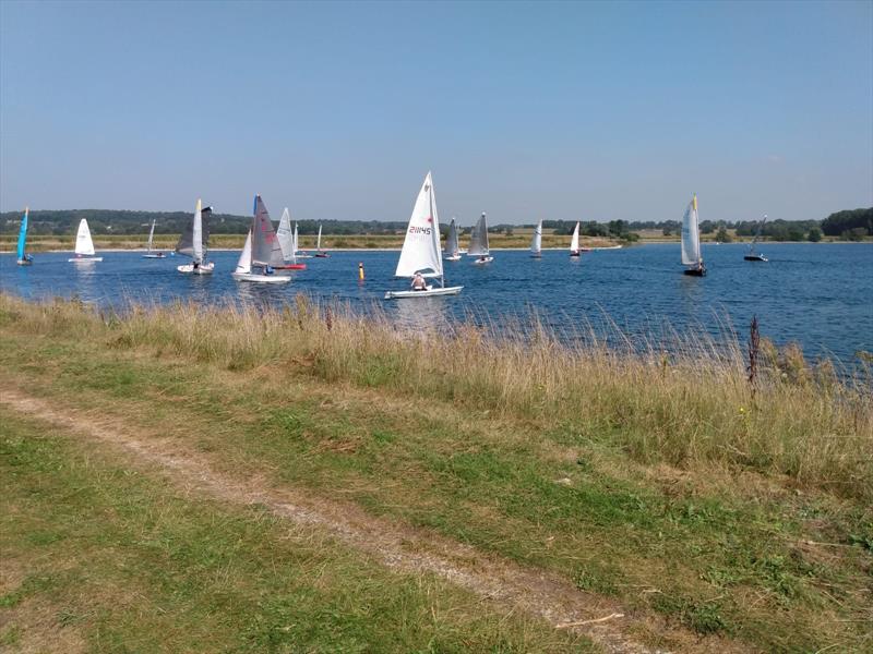 Border Counties Midweek Sailing at Shotwick photo copyright Les Perry taken at Shotwick Lake Sailing and featuring the Dinghy class
