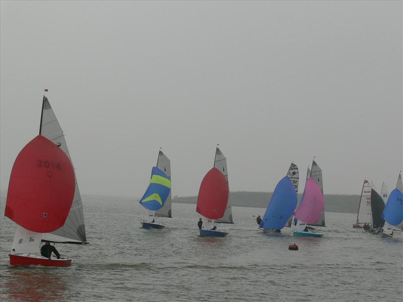 Murky conditions for the 40th Hoo Freezer photo copyright Roy Winnett taken at Hoo Ness Yacht Club and featuring the Dinghy class