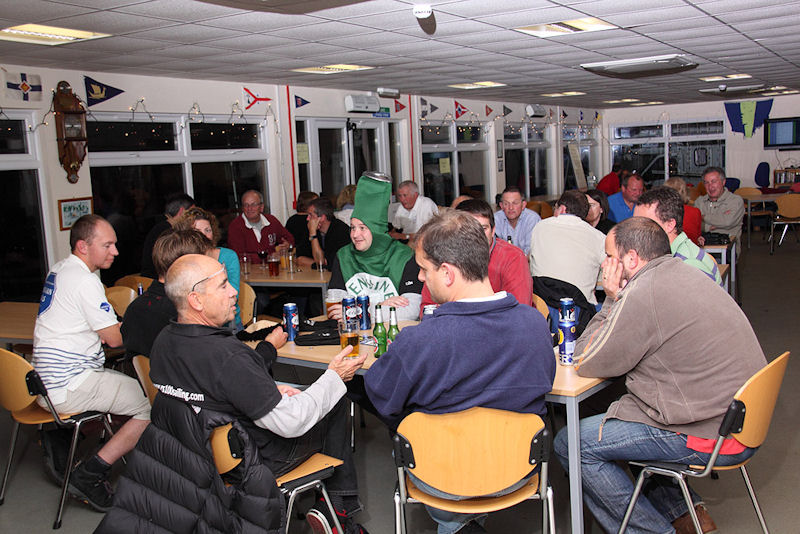 Post dinner drinks during the YachtsandYachting.com Forum Members Open at Broxbourne photo copyright x1testpilot taken at Broxbourne Sailing Club and featuring the Dinghy class