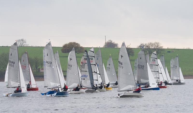 Blithfield Barrel Winter Series 2017-18 Round 2 photo copyright Iain Ferguson taken at Blithfield Sailing Club and featuring the Dinghy class