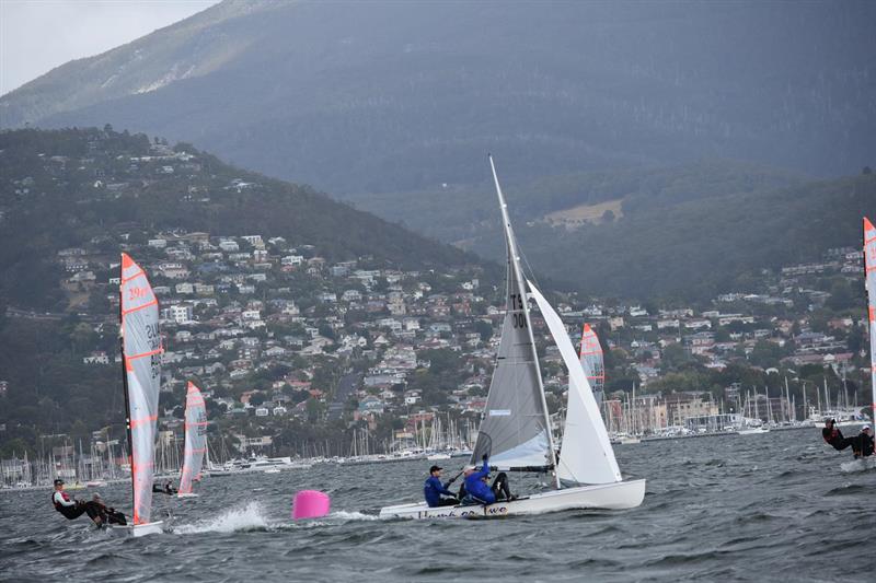 One Hump or Two, skippered by Drew Latham was unbeaten in the Sharpes - 2018 Crown Series Bellerive Regatta - photo © Jane Austin