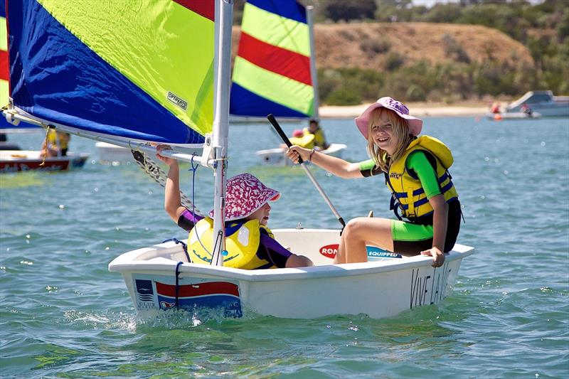 Kids enjoying a morning on the water off SYC  - photo © Sandringham Yacht Club