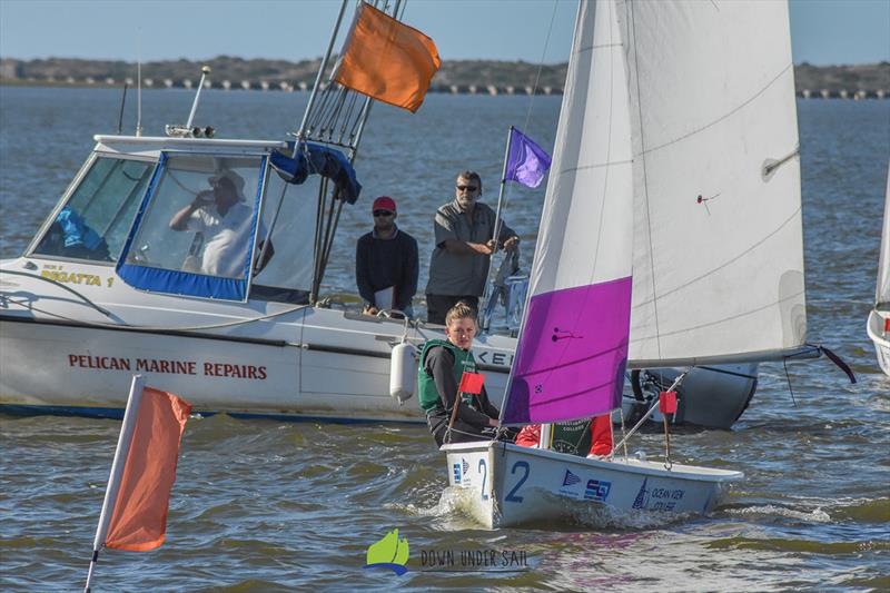 Investigator College are the host school - 2018 South Australian Secondary Schools Team Sailing Championship photo copyright Harry Fisher taken at Goolwa Regatta Yacht Club and featuring the Dinghy class