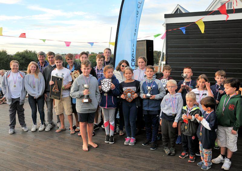 Burnham SC Regatta preizewinners 2018 photo copyright Alan Hanna taken at Burnham Sailing Club and featuring the Dinghy class