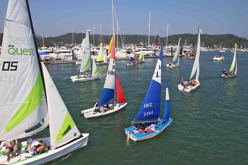 Hebe Haven YC 24-Hour Charity Dinghy Race photo copyright Fragrant Harbour taken at Hebe Haven Yacht Club and featuring the Dinghy class