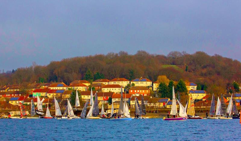 The King George Gallop now forms part of the Great British Sailing Challenge photo copyright Tim Olin / www.olinphoto.co.uk taken at King George Sailing Club and featuring the Dinghy class