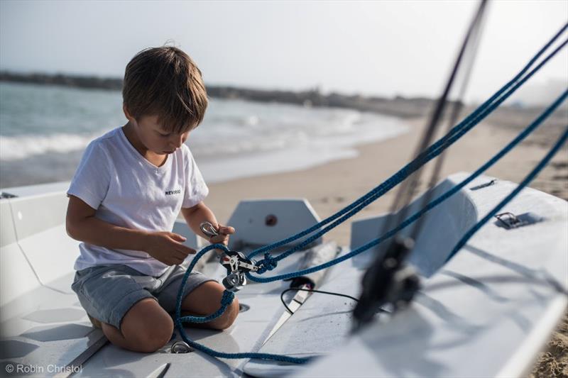 The Reverso photo copyright Robin Christol taken at  and featuring the Dinghy class