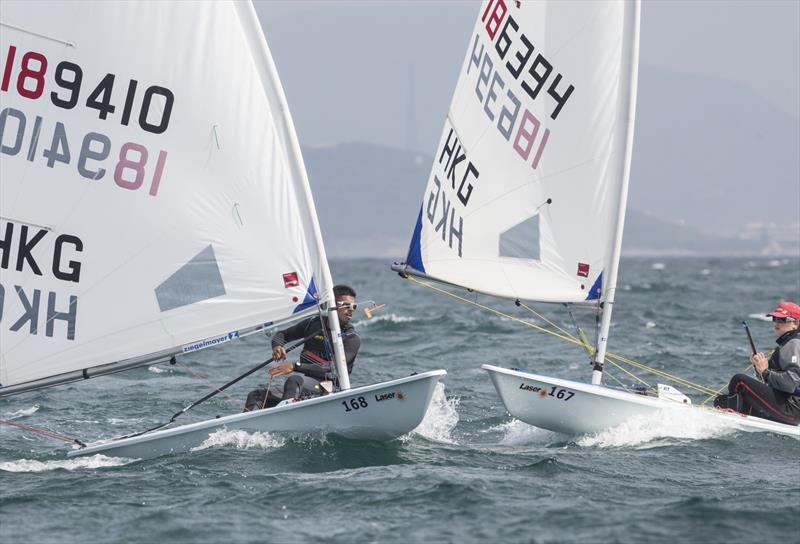 Laser Radial. Hong Kong Raceweek 2019 photo copyright RHKYC / Guy Nowell taken at Royal Hong Kong Yacht Club and featuring the Dinghy class