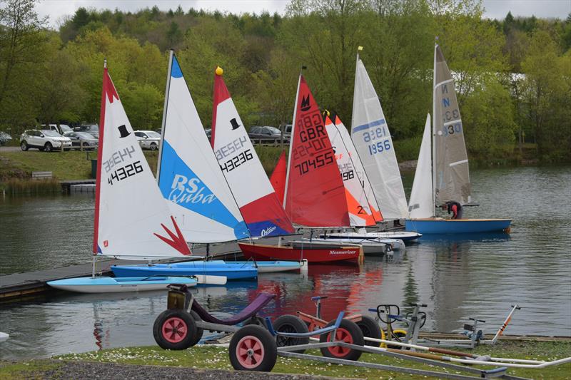 Regular racers and Kickstarter boats intermingle at Ripon SC - photo © Gail Jackson