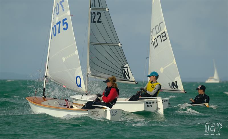 2019 Musto Queensland Youth Regatta photo copyright Mitch Pearson / Surf Sail Kite taken at Royal Queensland Yacht Squadron and featuring the Dinghy class