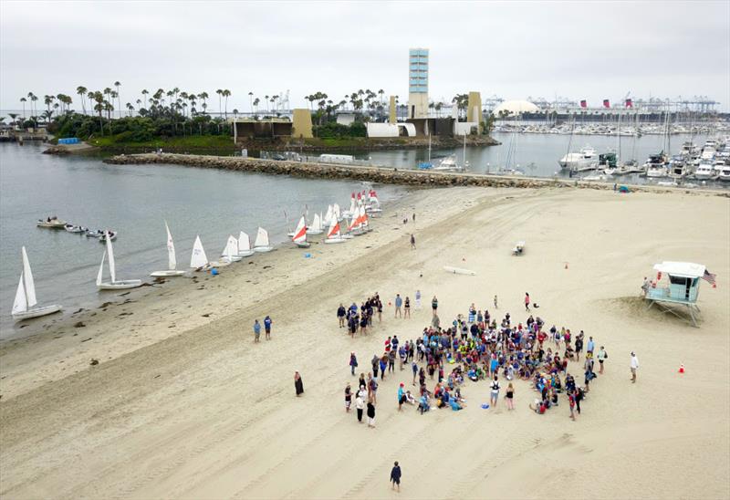 The morning started with a skipper's meeting on the beach - photo © Cameron MacLaren