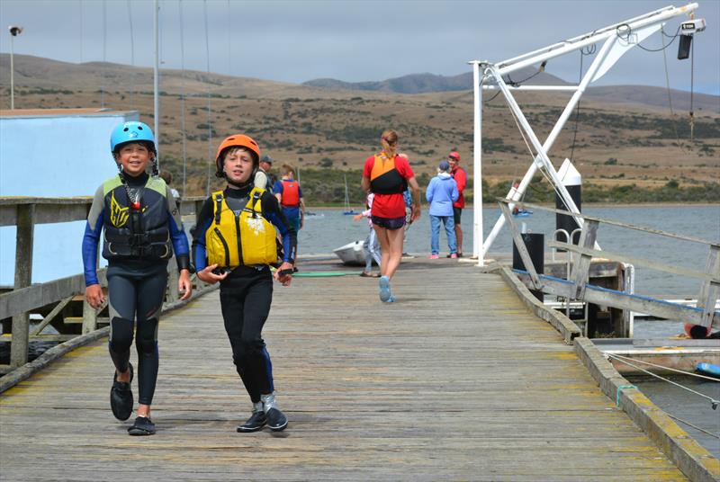 Wet, happy and NOT tired and, Oh no, we're not cold photo copyright Kimball Livingston taken at Inverness Yacht Club and featuring the Dinghy class