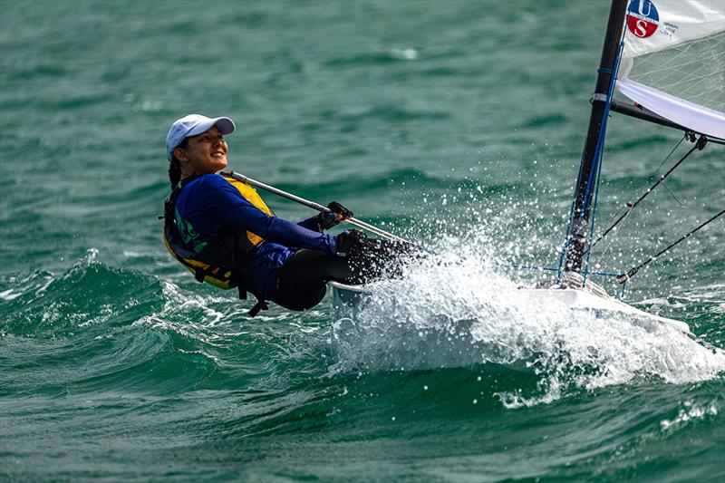 Warm trade winds and sparkling water photo copyright Kenneth Fitzgerald-Case taken at Kaneohe Yacht Club and featuring the Dinghy class