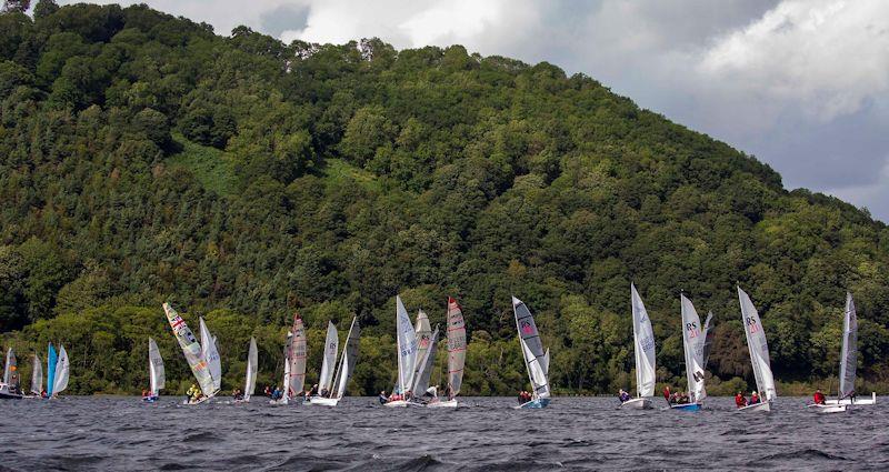 Saturday start at the Ullswater Ultimate photo copyright Tim Olin / www.olinphoto.co.uk taken at Ullswater Yacht Club and featuring the Dinghy class
