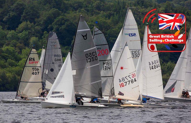 Bala Long Distance Race 2019 in the Great British Sailing Challenge photo copyright Tim Olin / www.olinphoto.co.uk taken at Bala Sailing Club and featuring the Dinghy class