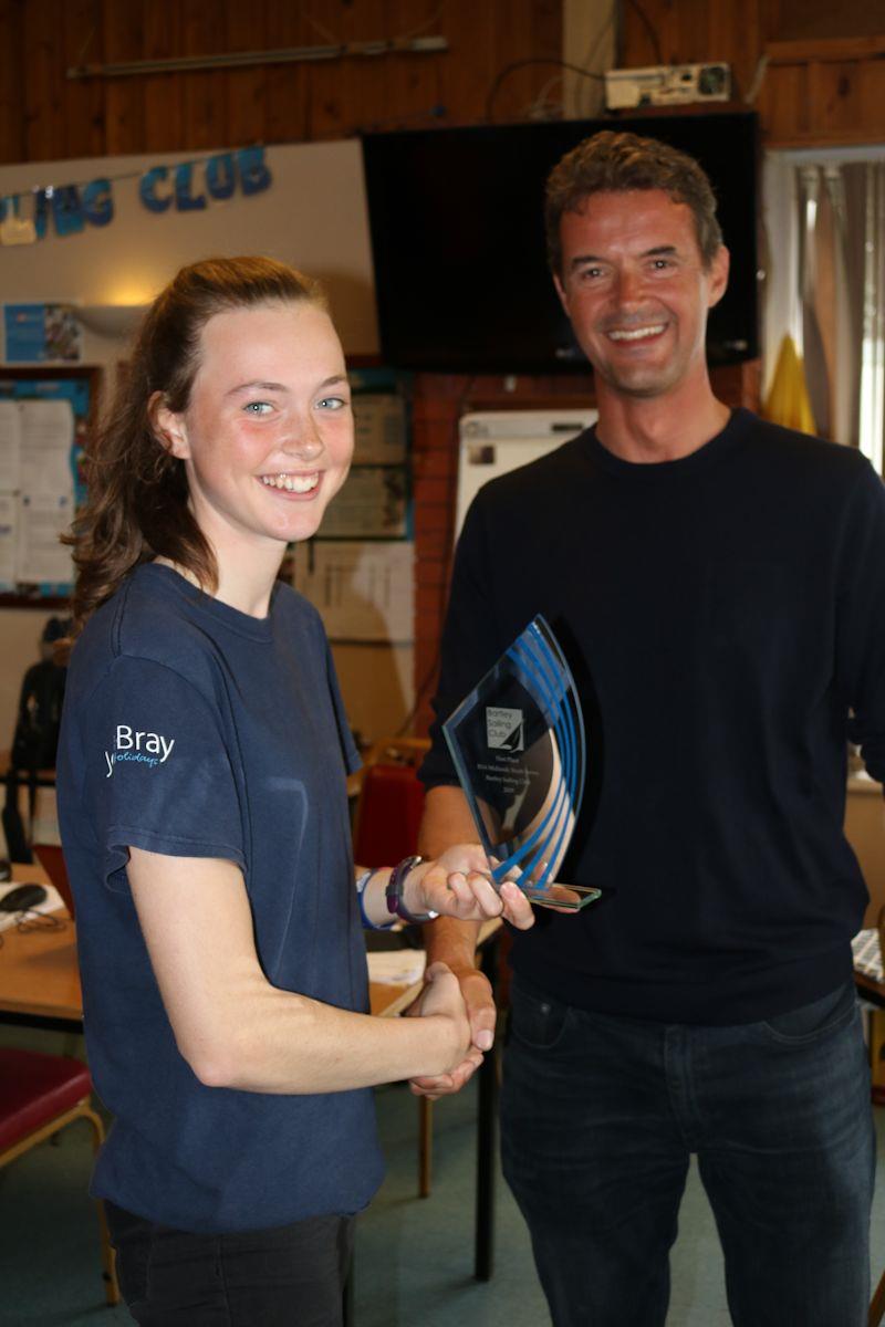 Megan Hardiman wins the series overall - RYA Midlands Youth Series Finale at Bartley photo copyright Kerry Webb taken at Bartley Sailing Club and featuring the Dinghy class