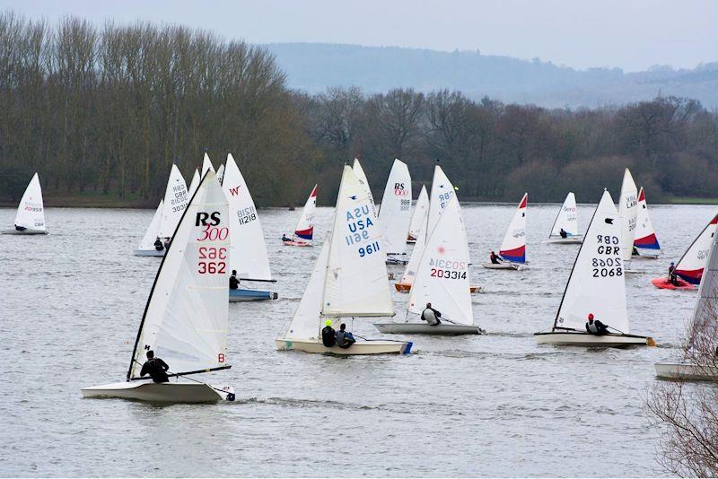 Race 7 of the Bough Beech Sailing Club Icicle photo copyright Debbie Maynard taken at Bough Beech Sailing Club and featuring the Dinghy class