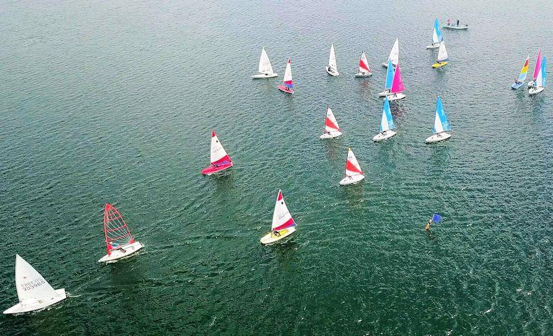 North East & Yorkshire Youth Travellers (NEYYTS) at Covenham photo copyright Phil Nickells taken at Covenham Sailing Club and featuring the Dinghy class