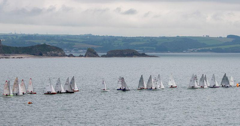 Start of the Round Caldey race as part of the Tenby SC Regatta - photo © Gillian Mackay