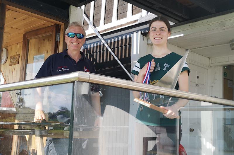 Isobel Hedley Fenn wins the Derbyshire Youth Sailing event at Trent Valley photo copyright Joanne Hill taken at Trent Valley Sailing Club and featuring the Dinghy class